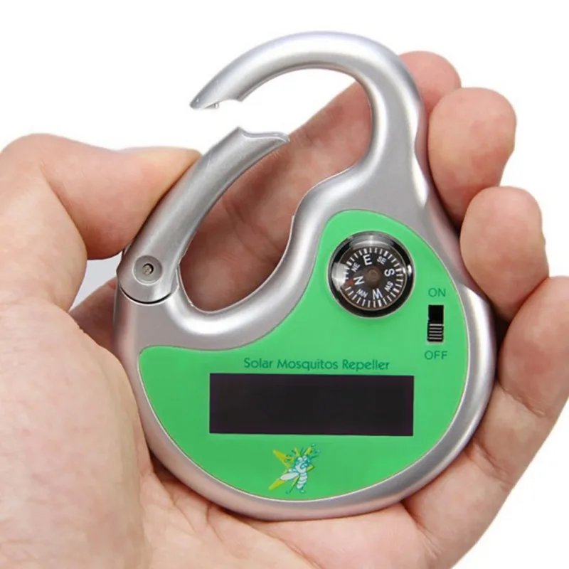 

Ultrasonic Electronic Drive Mosquito Solar Charging Outdoor Mosquito Repellent Portable Hook Type Pest Repeller Insect Killer