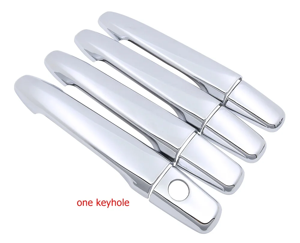 For Peugeot 4007 4008 Citroen C-Crosser C4-AirCross Chrome Handle Covers Trim Set C4 AirCross C Crosser Accessories Car-Styling |