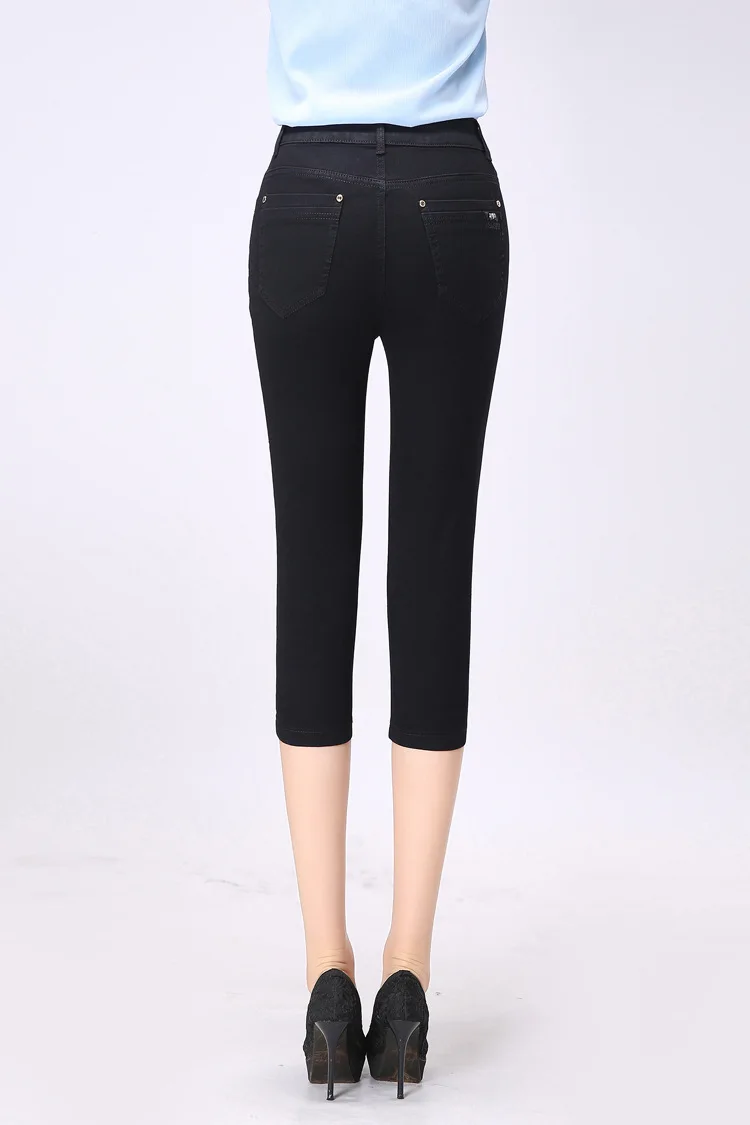 Женские шорты, сексуальные черные брюки, женские летние джинсовые шорты, обтягивающие шорты, высокая талия, плюс размер, облегающие джинсы, тонкие короткие женские