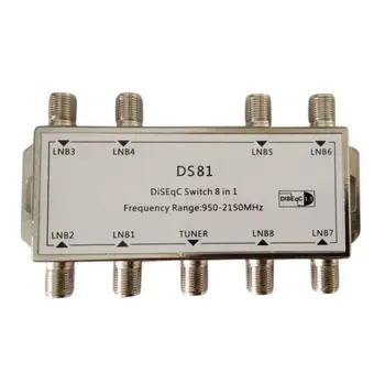 

8x1 8/1 DiSEqC Switch Switch Sat Distributor Switch for 8 satellites