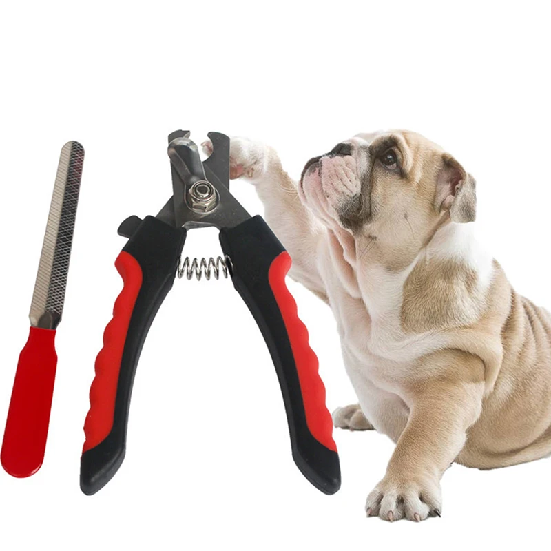Pet Dog Nail Clippers Cutter Stainless Steel Grooming Scissors Clippers