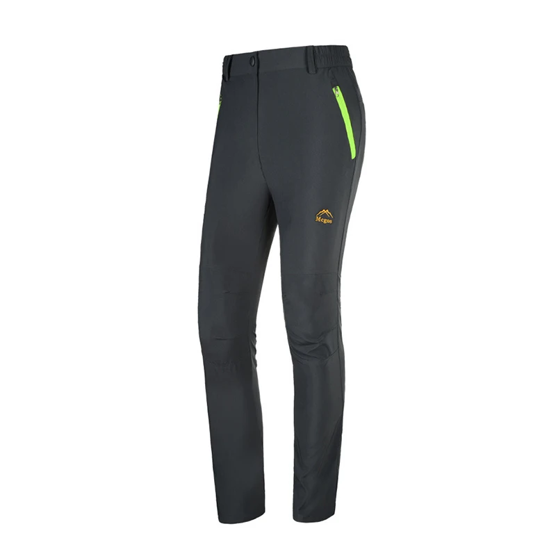 LANBAOSI уличные женские походные брюки быстросохнущие анти-УФ дышащие износостойкие треккинговые альпинистские брюки для кемпинга спортивные брюки - Цвет: Gray