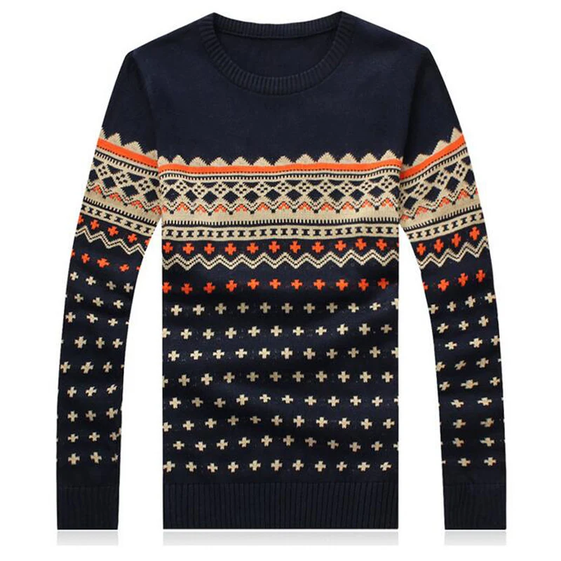 2017New Sale Autumn winter Pullover Mens Jumpers Knitted