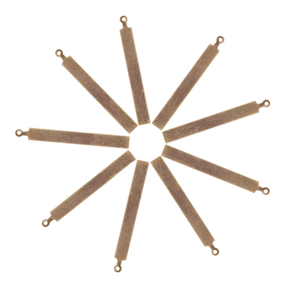 

Pandahall 5~10pcs/lot Square/Rectangle/Round/Oval Metal Tags Brass Blank Tag Pendants Charms DIY Jewelry Metal Stamping