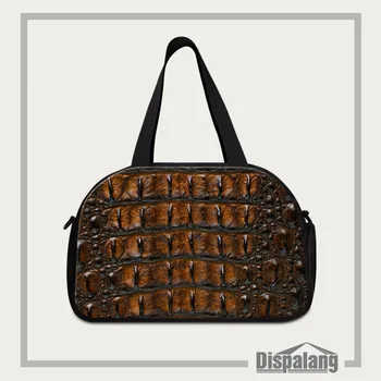 

Dispalang Mens Luggage Travel Bag Snakeskin Printing Large Men Travel Duffle Bags Women Weekend Bags Casual Large Trip Bags