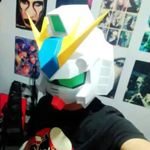 SD Gundam шлем головной убор маска DIY Ручная головоломка сборка может носить Косплей игрушка