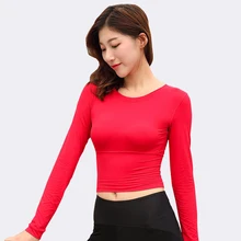 SALSPOR женский топ для йоги рубашки с длинными рукавами сзади Светоотражающие буквы для спортзала пикантные Топы высокие эластичные повседневные уличные рубашки для бега