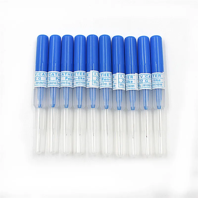 50PCS 22G Sterilized Body Piercing Needles I.V Catheter 22G Gauge Grey