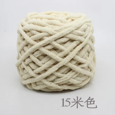 1 шт = 100 г thick cotton yarn Мягкая теплая толстая шерсть ледяная пряжа молочный хлопок линия грубой шерсти вязание крючком Пряжа ручной вязки пряжа для шарфа обувь свитер - Color: 15