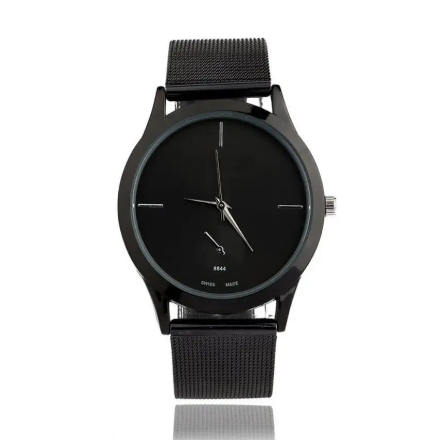 

Watch Men 2018 Relogio Alloy Belt Watch Unisex Minimalist Style Quartz Watch Clock Horas montre homme Woman Watches