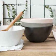 ANTOWALL Nordic простой керамика 7 дюймов суп лапши чаша бытовой посуда нескольких цветов чаша Цейлон Остров серии