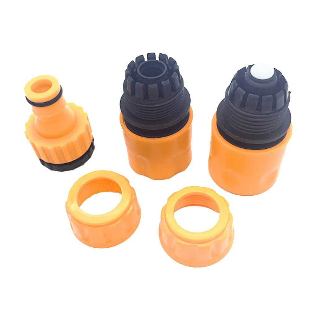 MagiDeal Outdoor Garden Spray Hose Nozzle Set Tap Fitting Connector Adaptor Hose Pipe Watering Tool