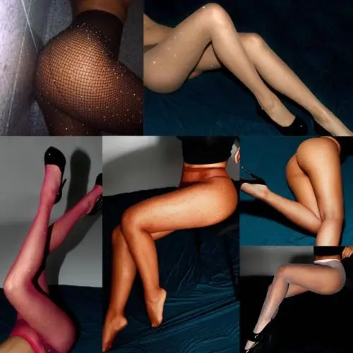 

Women's Fashion Sexy Bling Crystal Rhinestone Fishnet Pantyhose Tights Sexy Women Shining Fishnet Tights