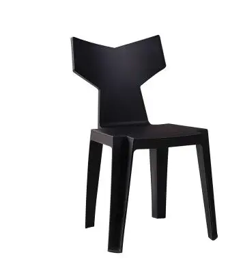 Simple modern dining chair tea shop tables and chairs fashion back plastic household stool leisure coffee shop desk chair.