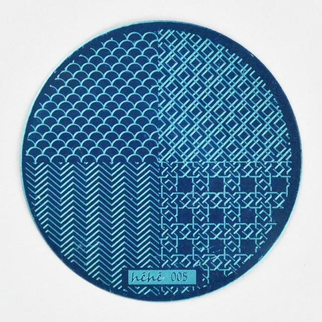 1 шт. рыбья чешуя шаблон круглый дизайн ногтей штамп штамповка шаблон пластина с изображениями для нейл-арта DIY Инструменты 5*5 см