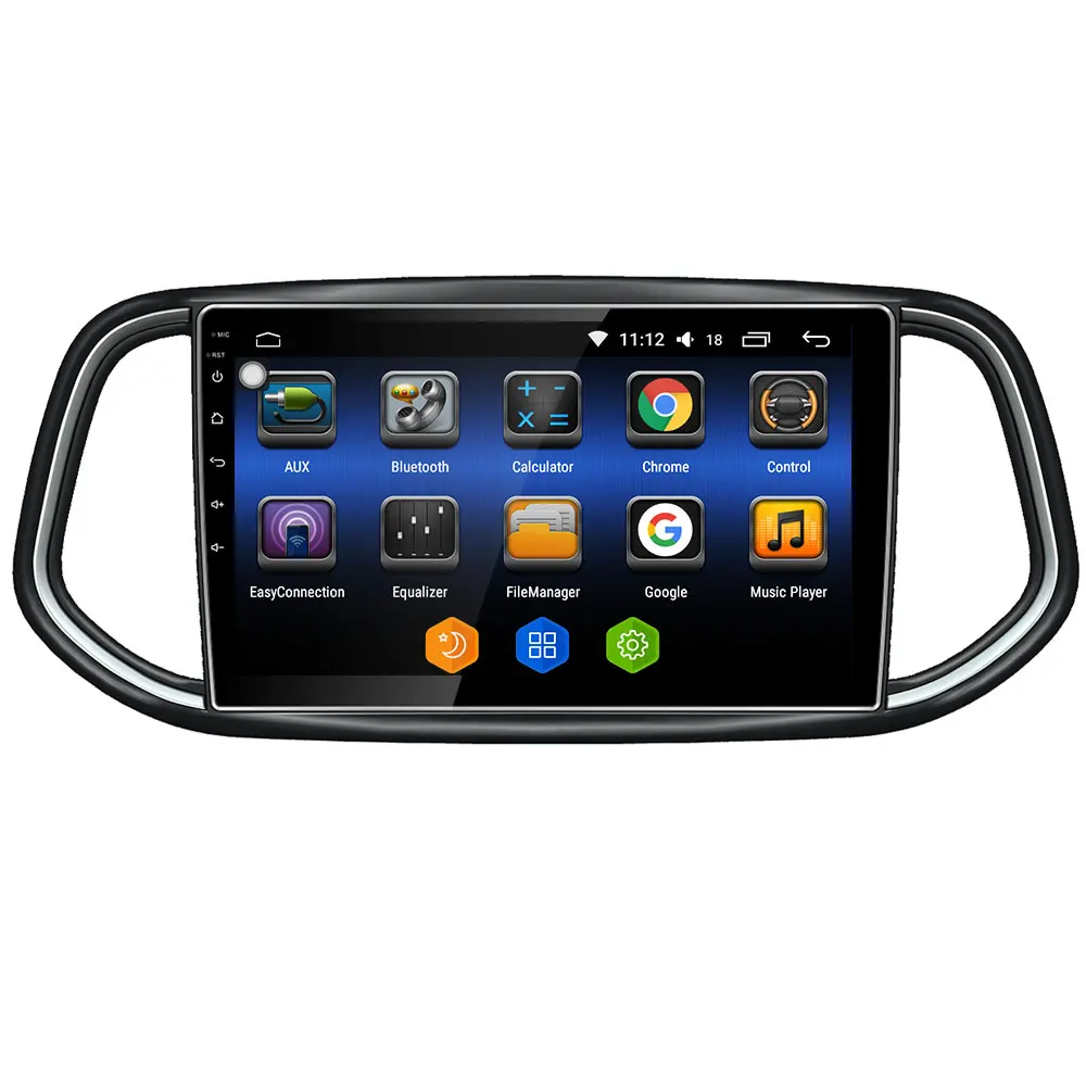 Flash Deal 10.1" IPS 4G DSP Carplay Android 8 Octa Core 4GB RAM 64GB ROM RDS Car DVD Player Radio Stereo GPS Glonass For Kia KX3 2014-2017 1