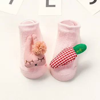 

Newborn Baby Cartoon Animal Soft Soled Sock Boys Girls Infant Toddler Anti-slip Floor Socks