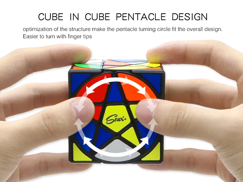 Mofangge пятиконечная Пентакль Cube звезда Cube Magic Cube Специальные сложная головоломка Скорость Cubo Magico обучения Образование игрушки