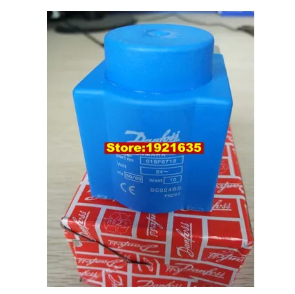 Оригинальная катушка соленоидного клапана Danfoss 018F6715 BE024BS AC24V 50 60 Гц 10 Вт