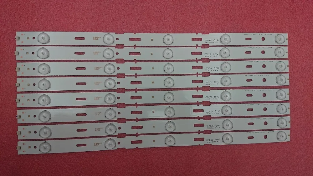 Tira de Luz de Fundo Led para tv Novo 428mm 40vle6520bl Samsung_2020arc40_3228n1 40-lb-m520 40vle4421bf Kit 8 Pçs 5led - Image 4