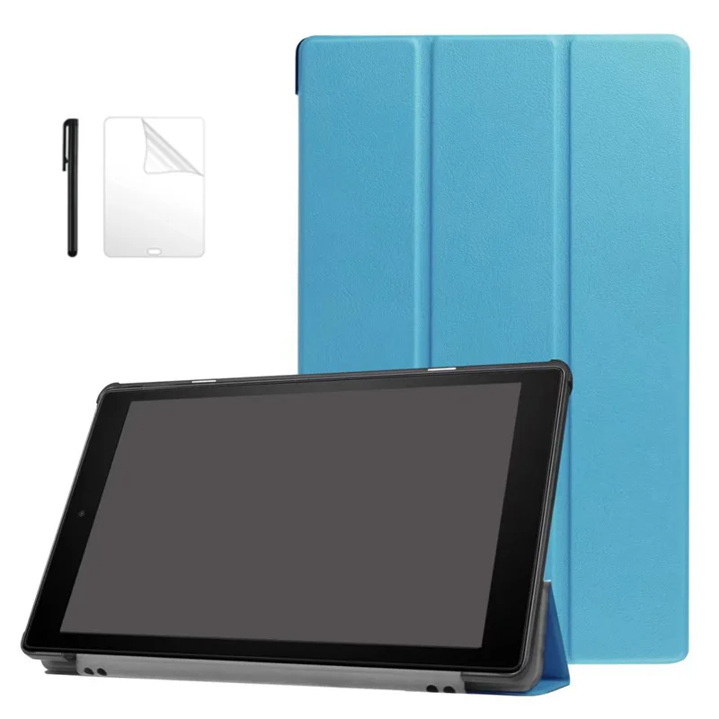 Умный флип чехол из полиуретановой кожи для планшета Amazon Fire HD 10 HD10 2017 1 дюймов с