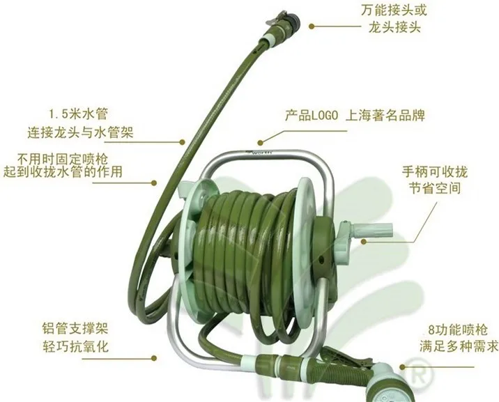 Садовый шланг катушка стойка трубопровод для полива комплект оросительных продуктов инструменты