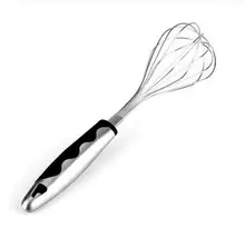 Kitchen Tool Gadgets Egg Tools Stainless steel rubber handle wire manual egg beaters free shipping
