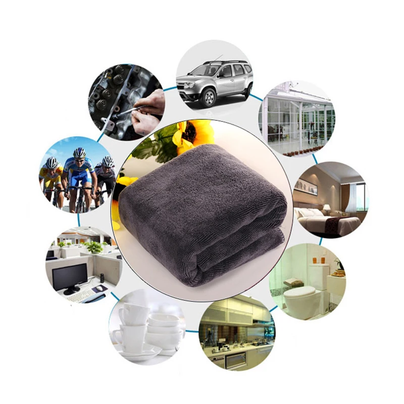 Dirt Cleaning Soft Cloth Car Washing Towel Absorbent Micro Fiber Duster Wash Multipurpose Cleaning Towel 60*160/180cm