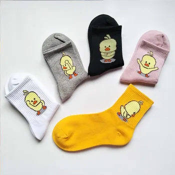 

cartoon funny custom cartoon men and women socks Harajuku cute pattern fashion cotton socks