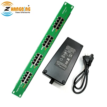 

WT-AT-16-56v120w 16 Port PoE Injector Active Gigabit PoE Panel With 56 Volt 120 Watt power Supply for 802.3af/at devices