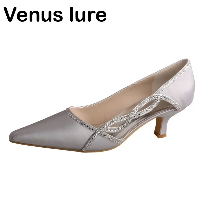 Venus Lure 21 Colors Womens Shoes Silver Low Heels Pointed Venus Lure 21 Colors Womens Shoes Silver Low Heels Pointed