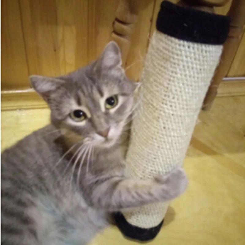 

Cat Scratch Pad Board Protecting Furniture Foot Natural Sisal Cat Scratching Post Toy For Cats Tower Climbing Tree New