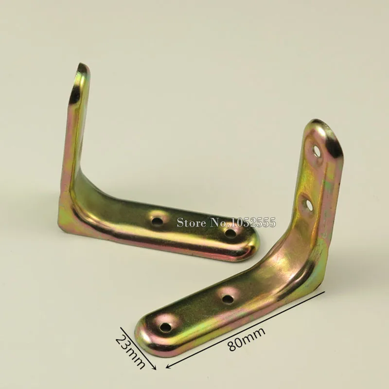 20PCS Brand New Furniture Corner Brackets Shelf Support 23*80mm angle