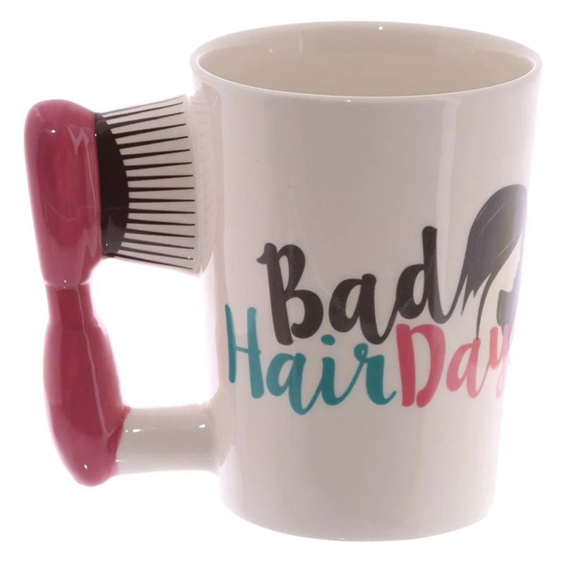 HOT-3D Hand Painted Mugs Girl Tools Beauty Handle Ptinting Tea Coffee Mug Cup Personalized Mugs For Gift - Цвет: colourful