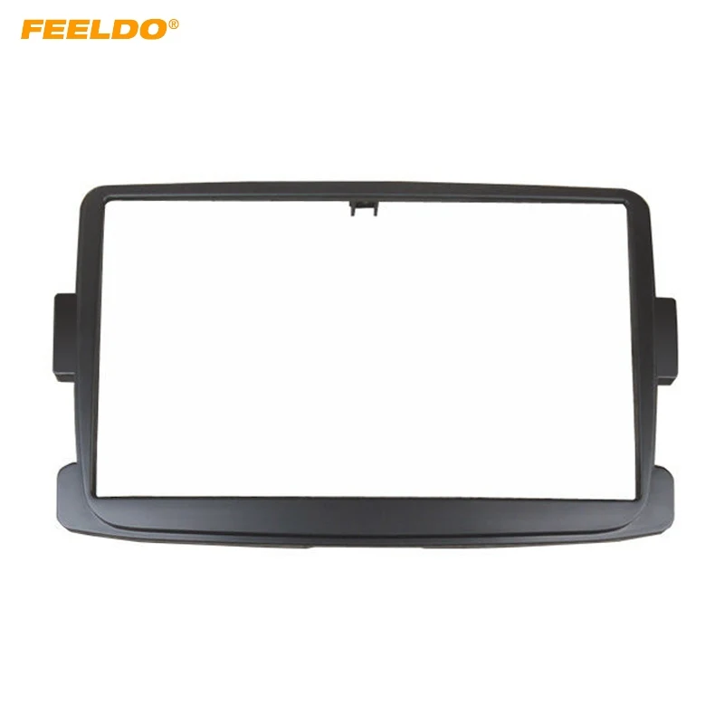 FEELDO Car Refitting CD DVD Radio Stereo Fascia Plate Panel Frame For Renault Duster 2010+ 2-Din Dash Installation Mount Kit | Автомобили