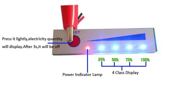 4S индикатор емкости литиевой батареи 16,8 в индикатор заряда батареи тестер литий-ионной батареи светодиодный индикатор 3 ячейки