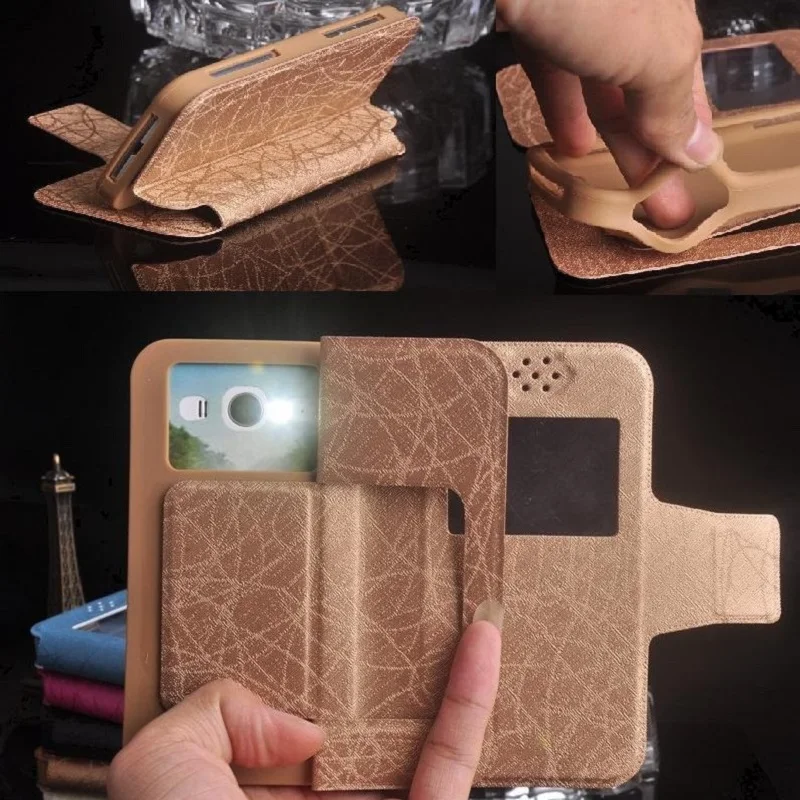 2019 новые модные роскошные кожаные мягкие чехлы для телефонов QUMO Quest 510 бесплатная