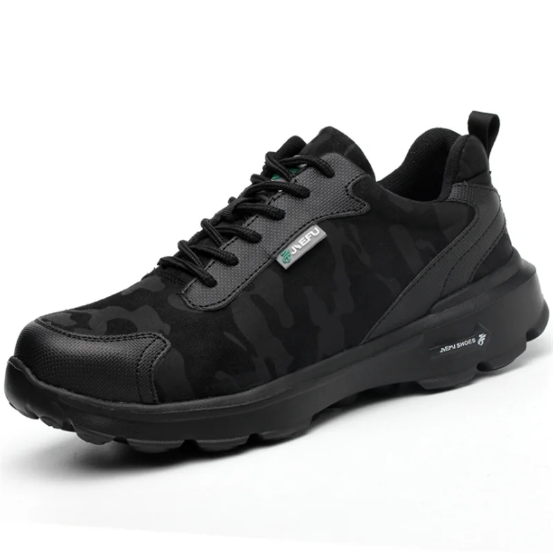 

Unisex Steel Toe Work Safety Shoes Women Cushion Cushion Outdoor Sneakers Puncture Proof Boots Comfortable Industrial Shoes Men
