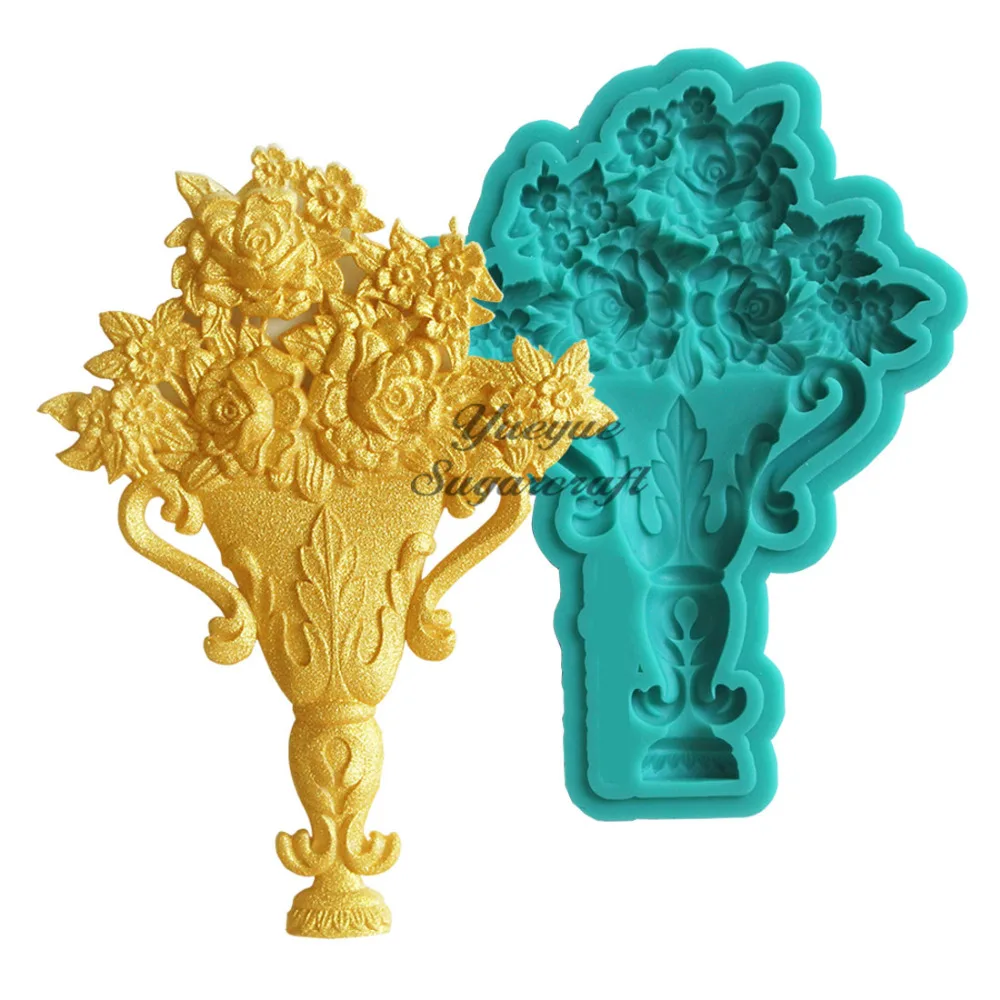 Yueyue Sugarcraft цветок силиконовые формы для украшения торта инструменты помадные chocoe