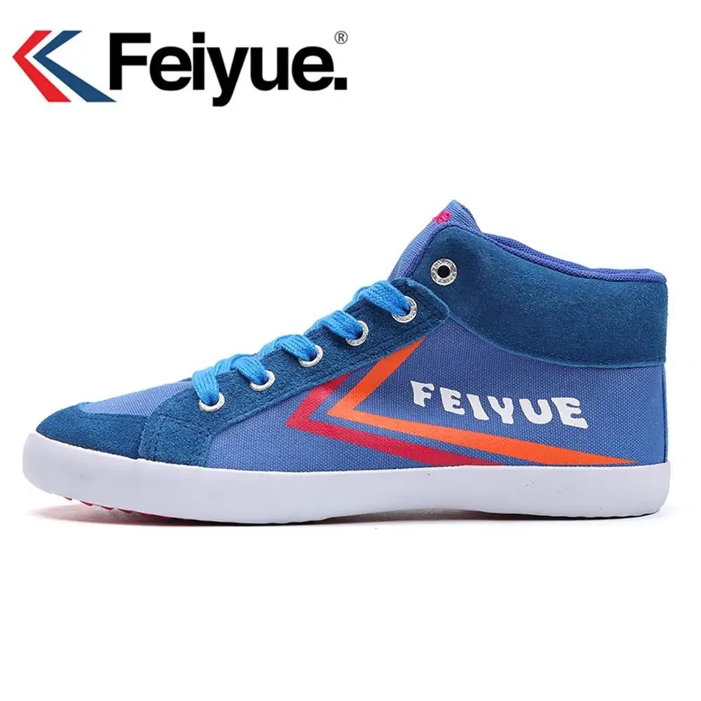 Feiyue Delta Mid Felo Один Топ кроссовки Единоборства кунгфу Классическая парусиновая обувь - Цвет: sky blue