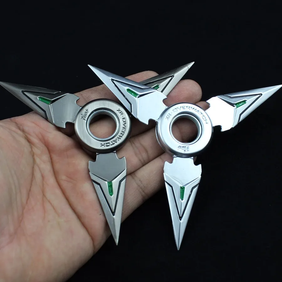 

OW Game Genji Hero Shuriken Zinc Alloy Darts Weapons Model Toys