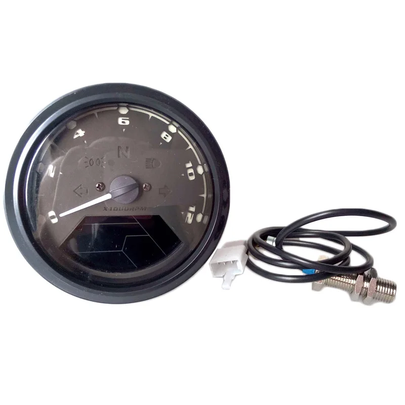 Тахометр 12000 RPM ЖК цифровой спидометр универсальный