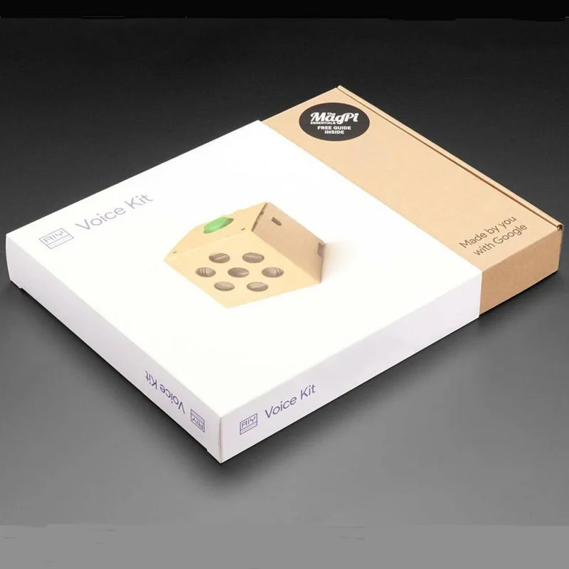 

1 pcs x Google AIY Voice Kit for Raspberry Pi 3 includes MagPi Essentials Guide