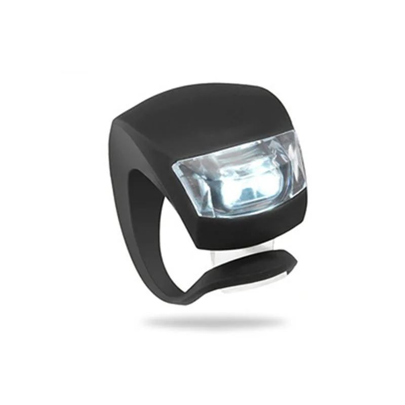 Waterproof LED Bike Bicycle Light Lamp Sets Mini Silicone Headlight Strobe Cycling Warning Taillight Taillamps Accessories (11) - 