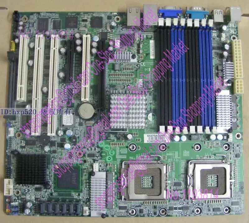 

Tai'an S5375AG2NR 771 Dual Channel S5375 PCI-E With 16X Slot Sound Support 54
