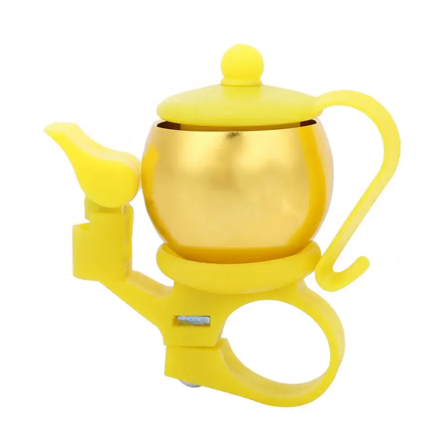 

Bicycle Bell Loud Sound Aluminum Alloy Mountain Bicycle Handlebar Alarm Bell Horn Teapot Shape Bell Bicycle Accessories