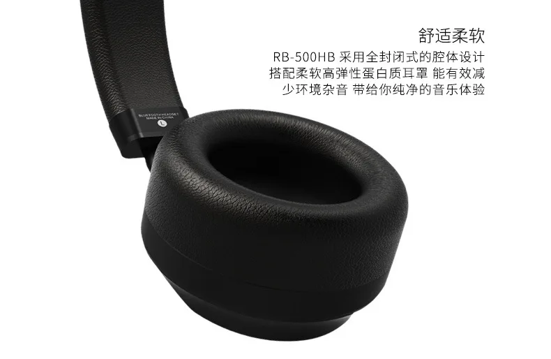 Estéreo sem Fio Fone de Ouvido Remax Bluetooth Controle Toque Bandana Música hd Microfone Som Rb-500hb 9 High Quality Eletrônicos