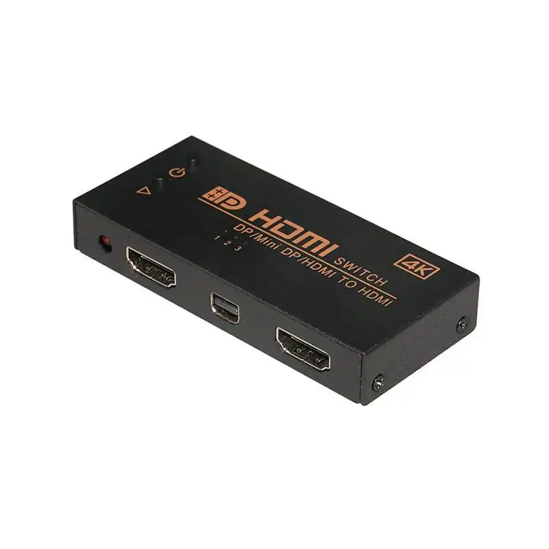 4 K Dp & Hdmi Mini DisplayPort в Выключатель Переключатель Селектор 3 1 Hdtv для ПК