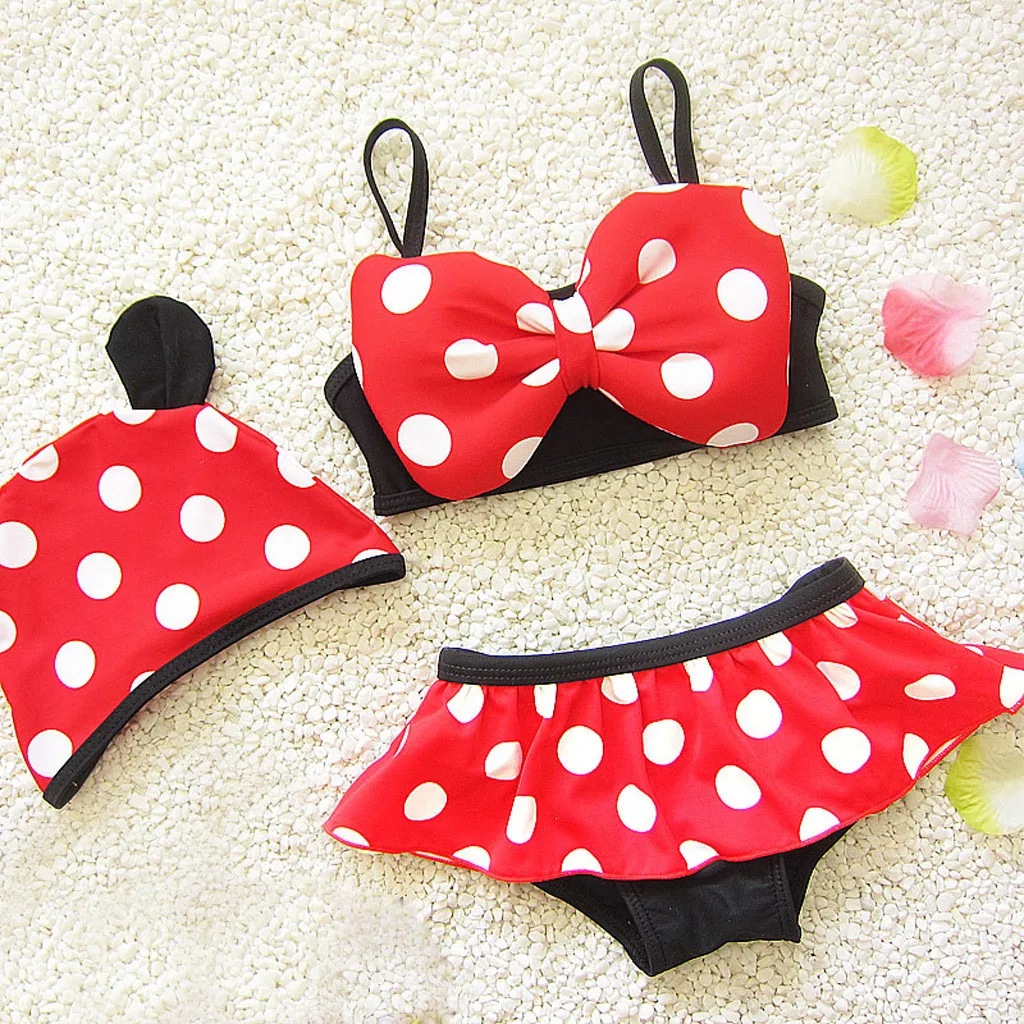 Одежда для купания для малышей; комплект бикини для маленьких девочек; купальный костюм в горошек; купальный костюм для маленьких девочек; 521