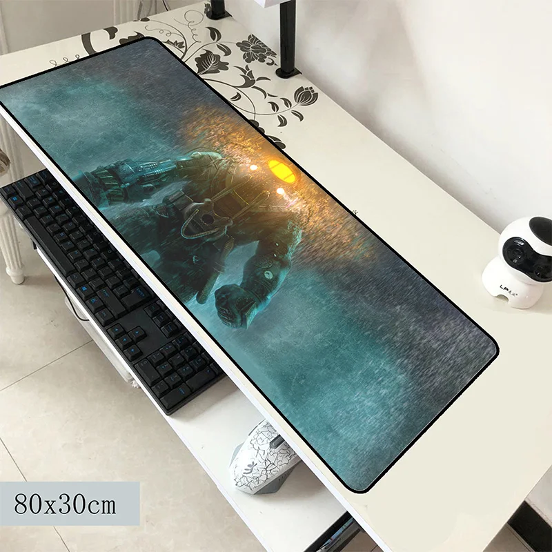 

bioshock mousepad 80x30cm xl Computer mouse mat gamer gamepad pc gamer Christmas gifts gaming mousemat desk pad office padmouse
